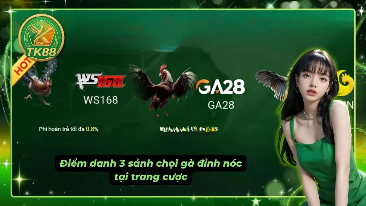 Nhà cái đặc biệt chú trọng chất lượng vào 3 sảnh cược chính